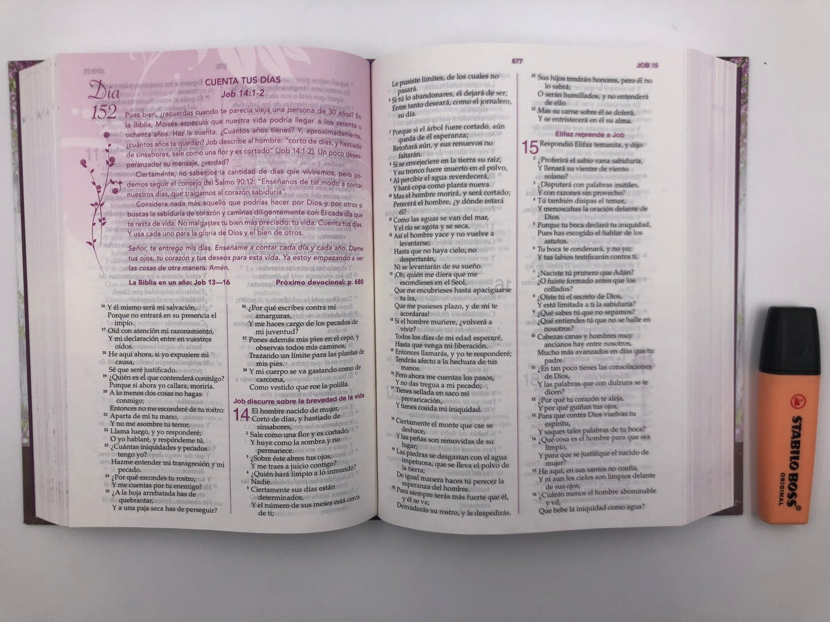 Biblia La mujer conforme al corazón de Dios RVR60 Tapa Dura