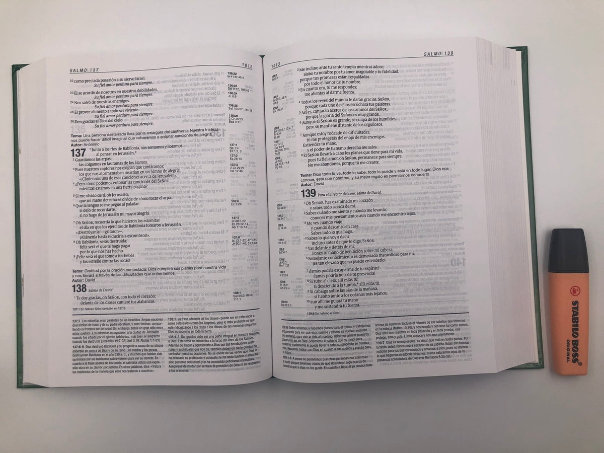 Biblia de estudio Diario Vivir NTV Tapa Dura