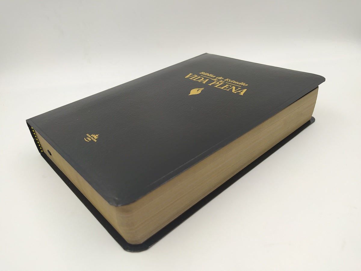 Biblia de estudio Vida Plena RVR60 piel