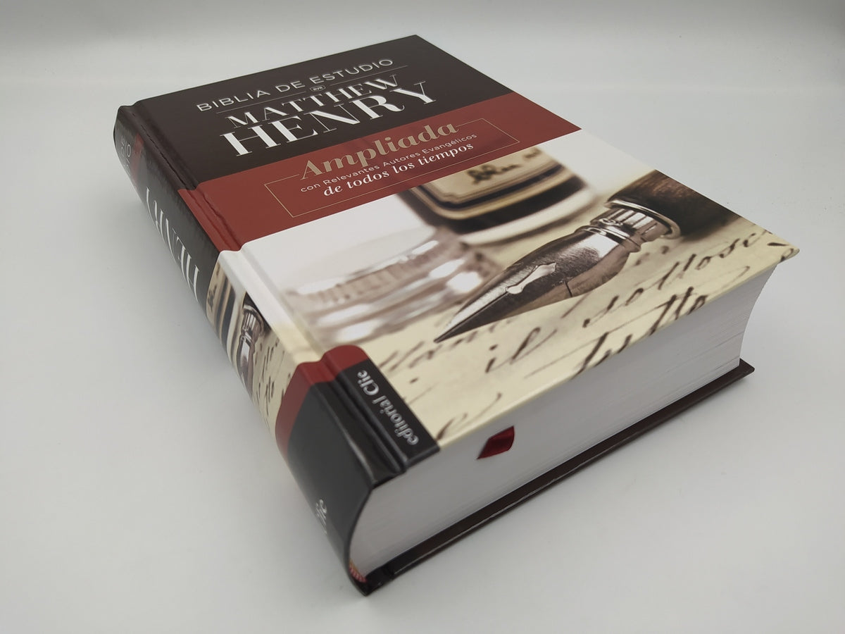 Biblia de Estudio Matthew Henry Tapa Dura