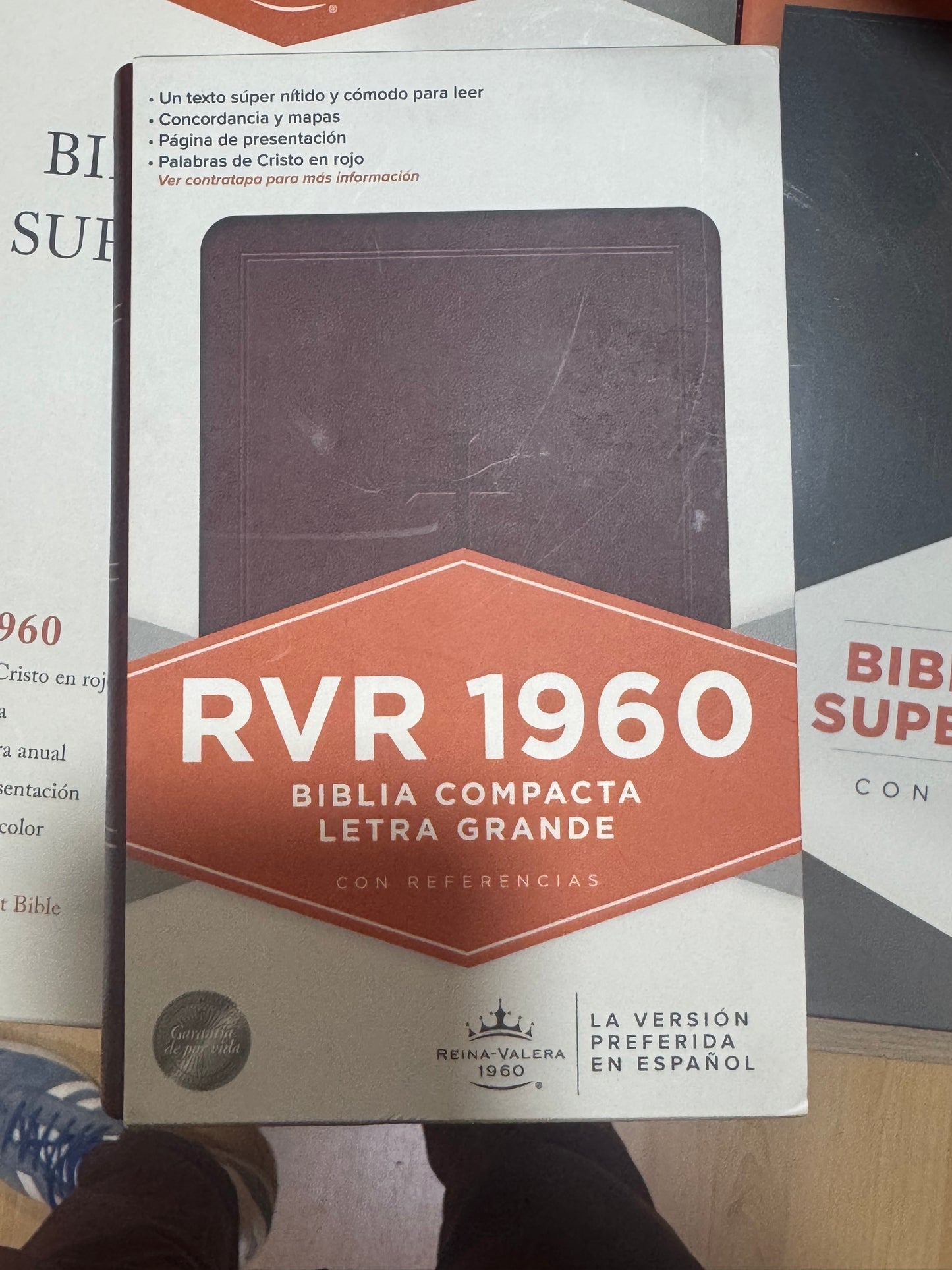 Biblia RVR 1960 letra grande compacta