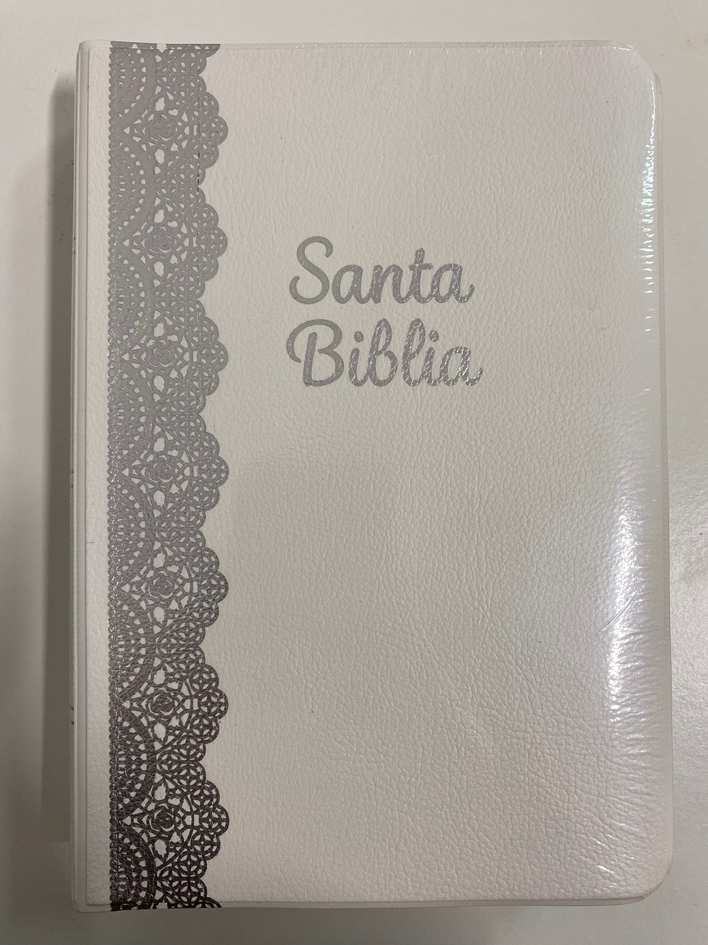 Biblia RVR 1960 letra grande blanco