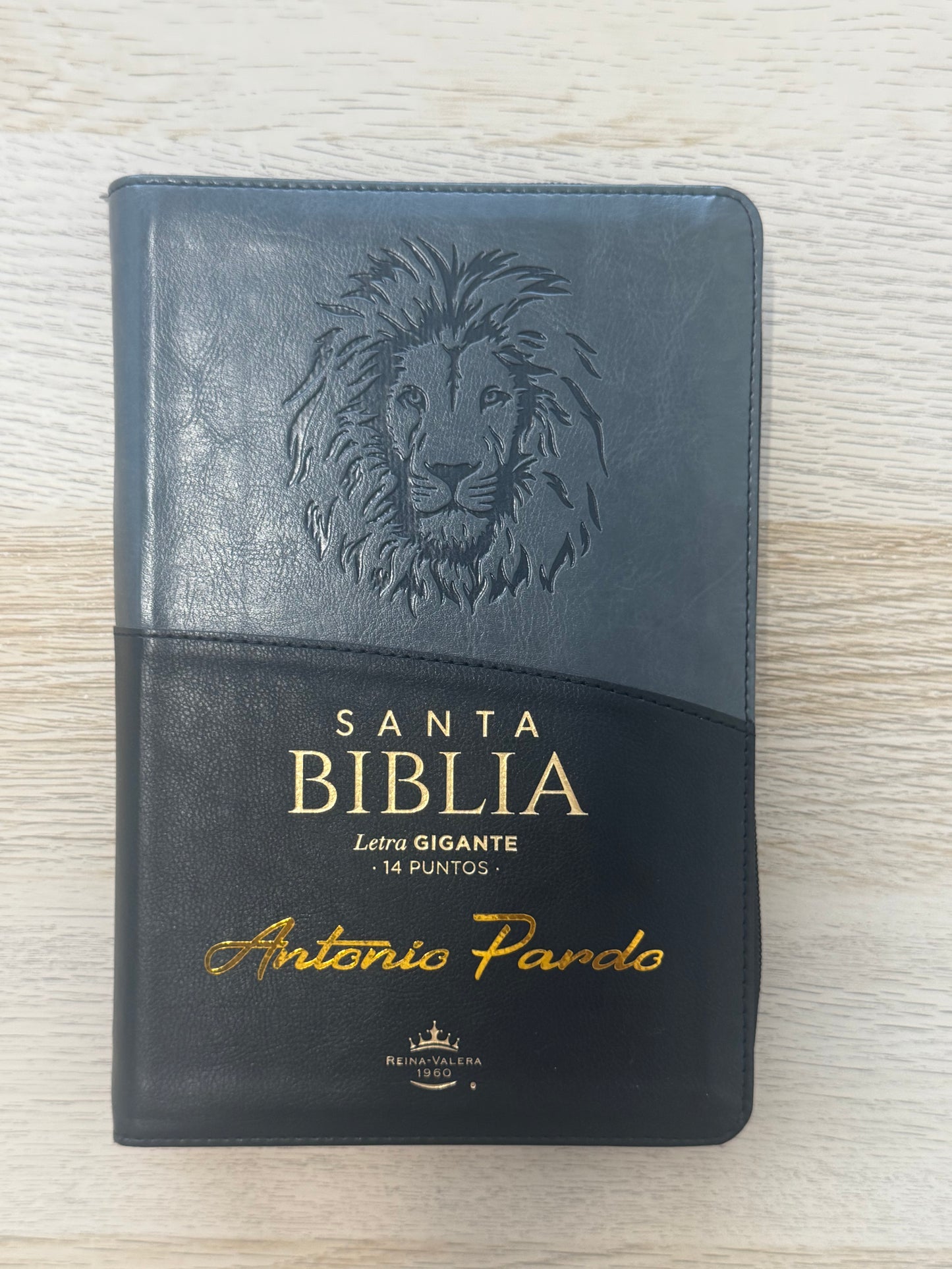 Biblia Personalizada RVR 1960 letra gigante con nombre