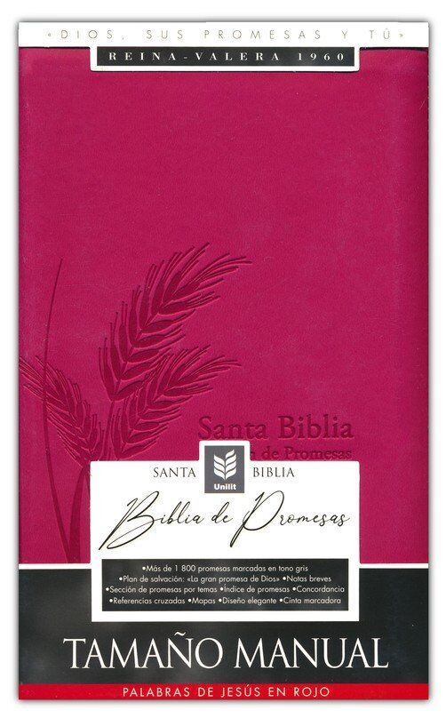 Biblia de Promesas RVR60 tamaño manual letra grande