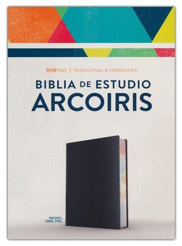 Biblia RVR 1960 de Estudio Arco Iris Negro