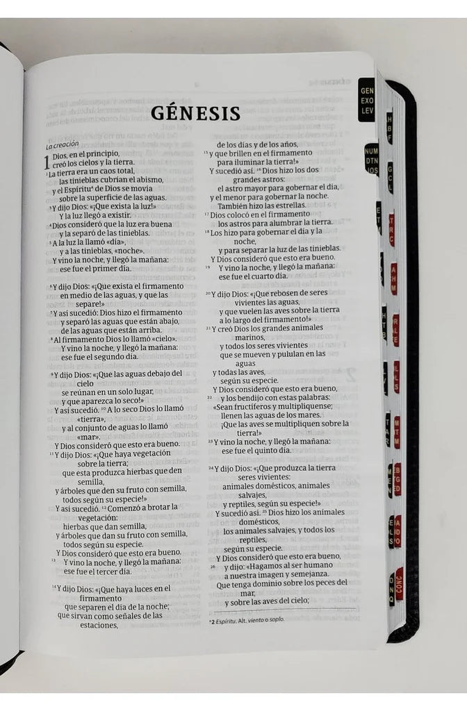 Biblia NVI Ultrafina Negra con Índice