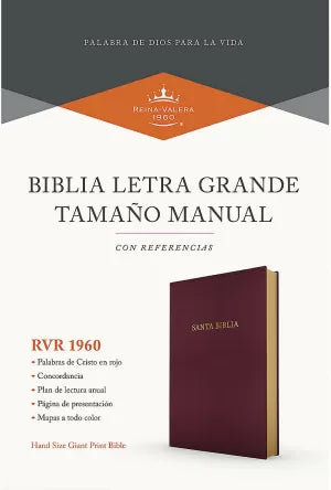 Biblia RVR 1960 Letra Grande Tamaño Manual