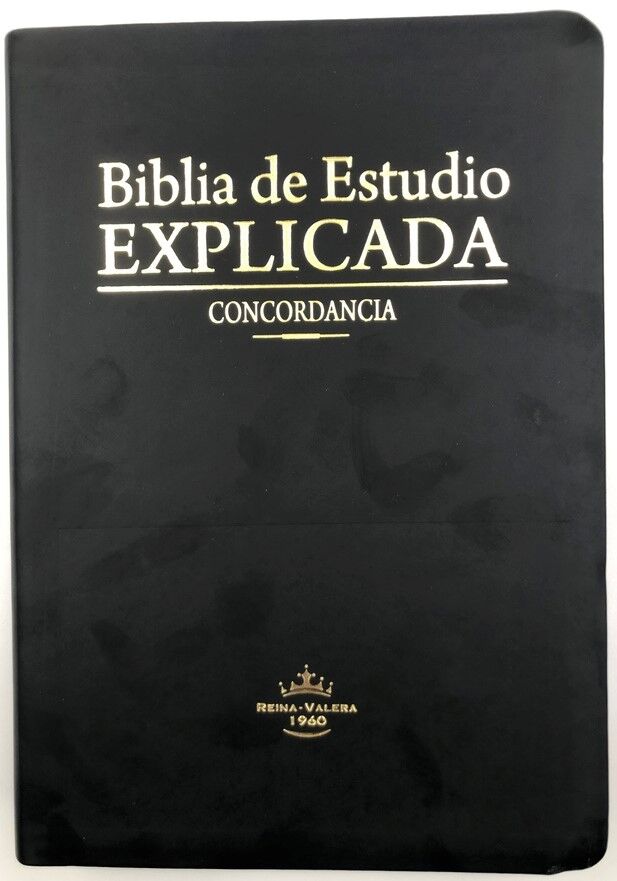 Biblia RVR 1960 de Estudio Explicada Negro