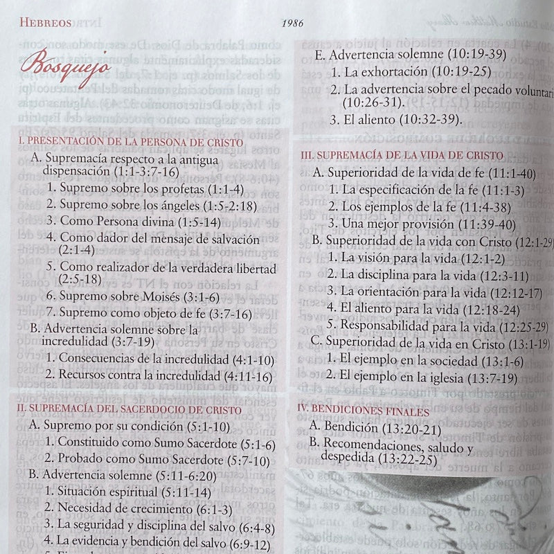 BIBLIA DE ESTUDIO MATTHEW HENRY Piel fabricada negra con índice
