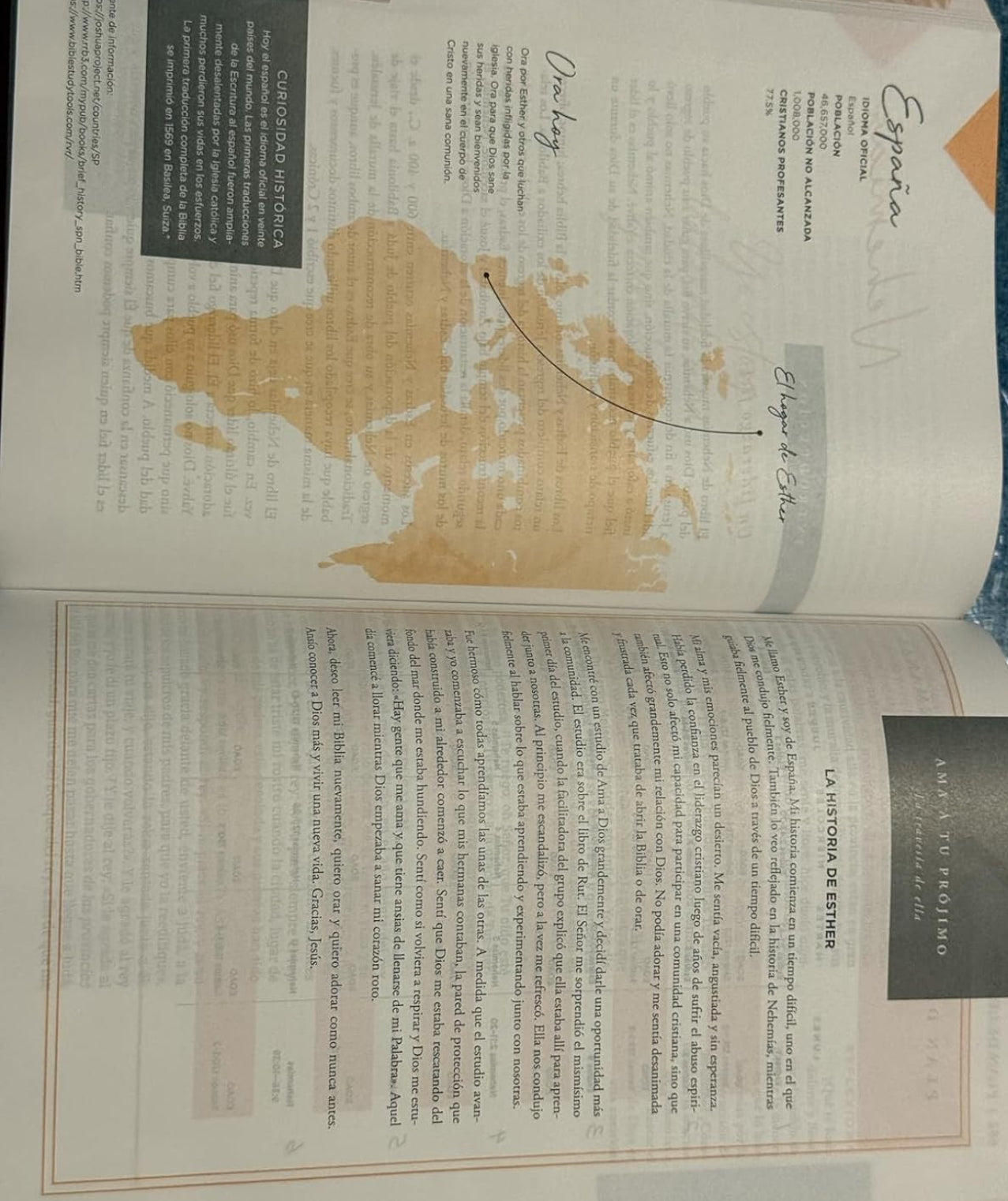Biblia Ama a Dios grandemente Imitación piel rosa NBLA