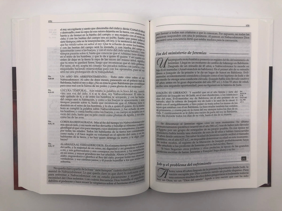 Biblia en Orden Cronológico RVR60 Tapa Dura