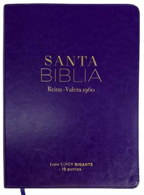 Biblia RVR60 súper gigante letra 19 puntos