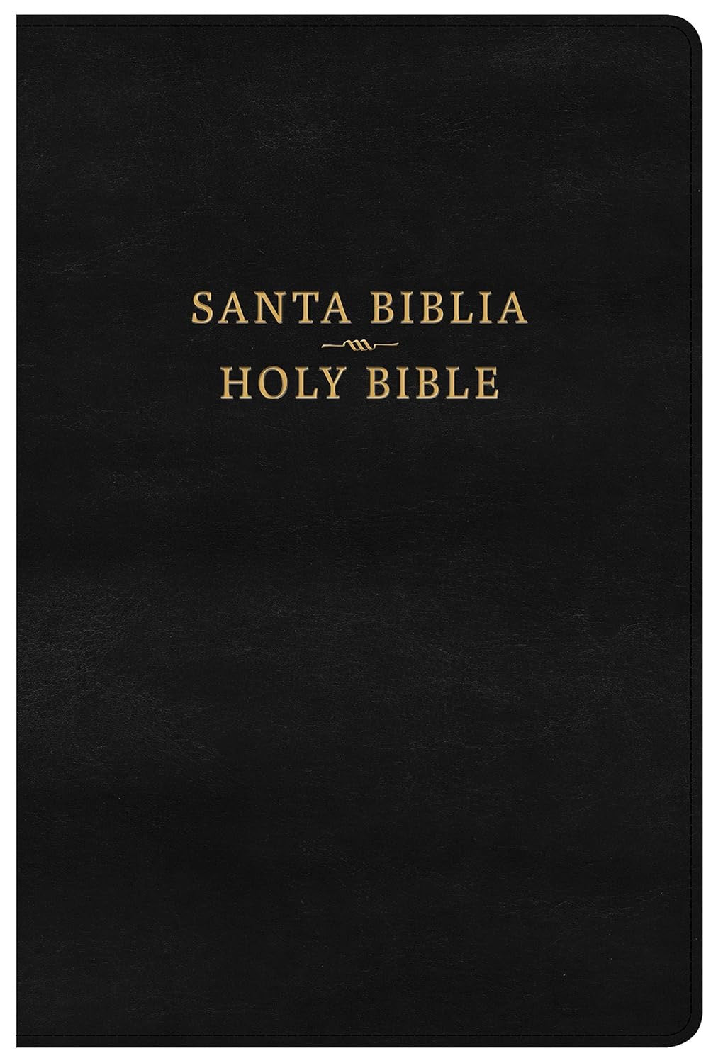Biblia RVR 1960 CSB Bilingüe Negro Imitación Piel
