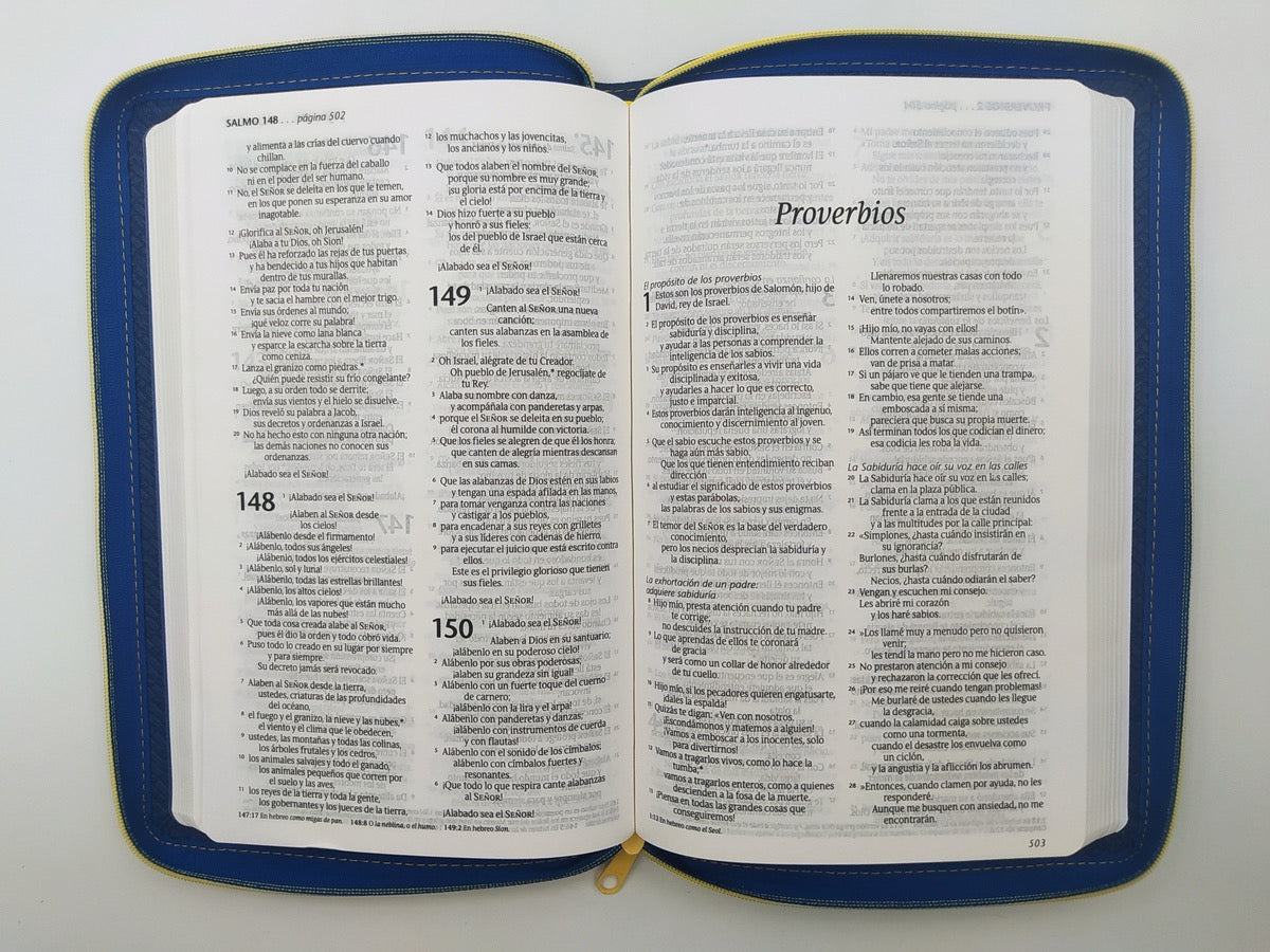 Biblia NTV Ultrafina Girasol con Cierre