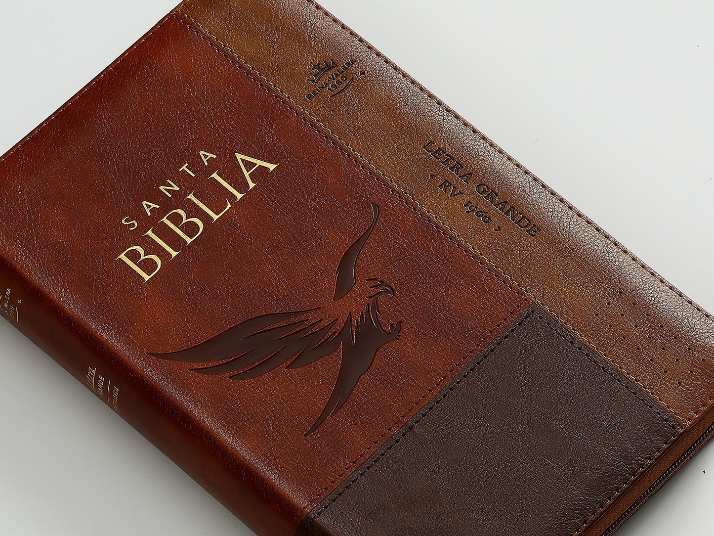 Biblia RVR60 Tamaño Manual letra grande Aguila cierre indice