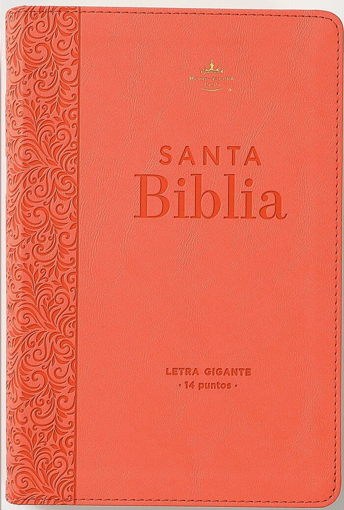 Biblia RVR60 Tamaño manual letra GIgante rosa