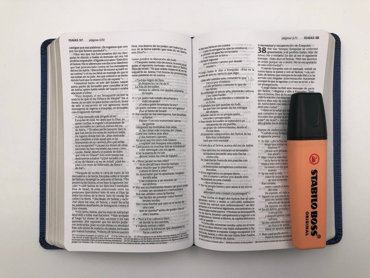 Biblia NTV Compacta Azul