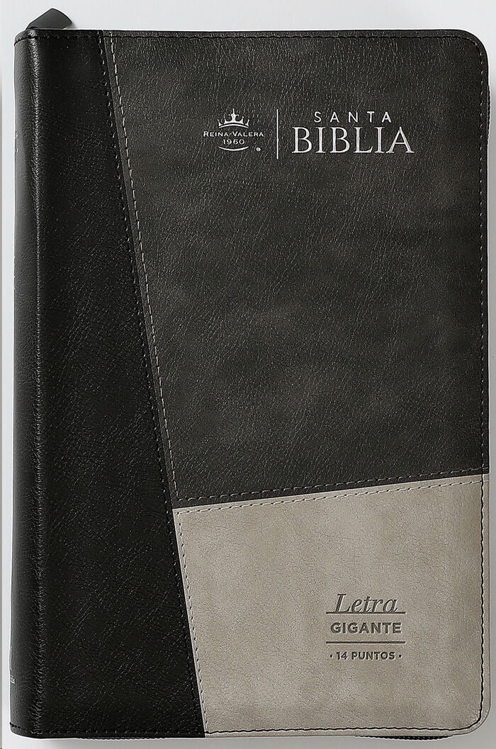 Biblia RVR60 Tamaño manual letra gigante cierre indice