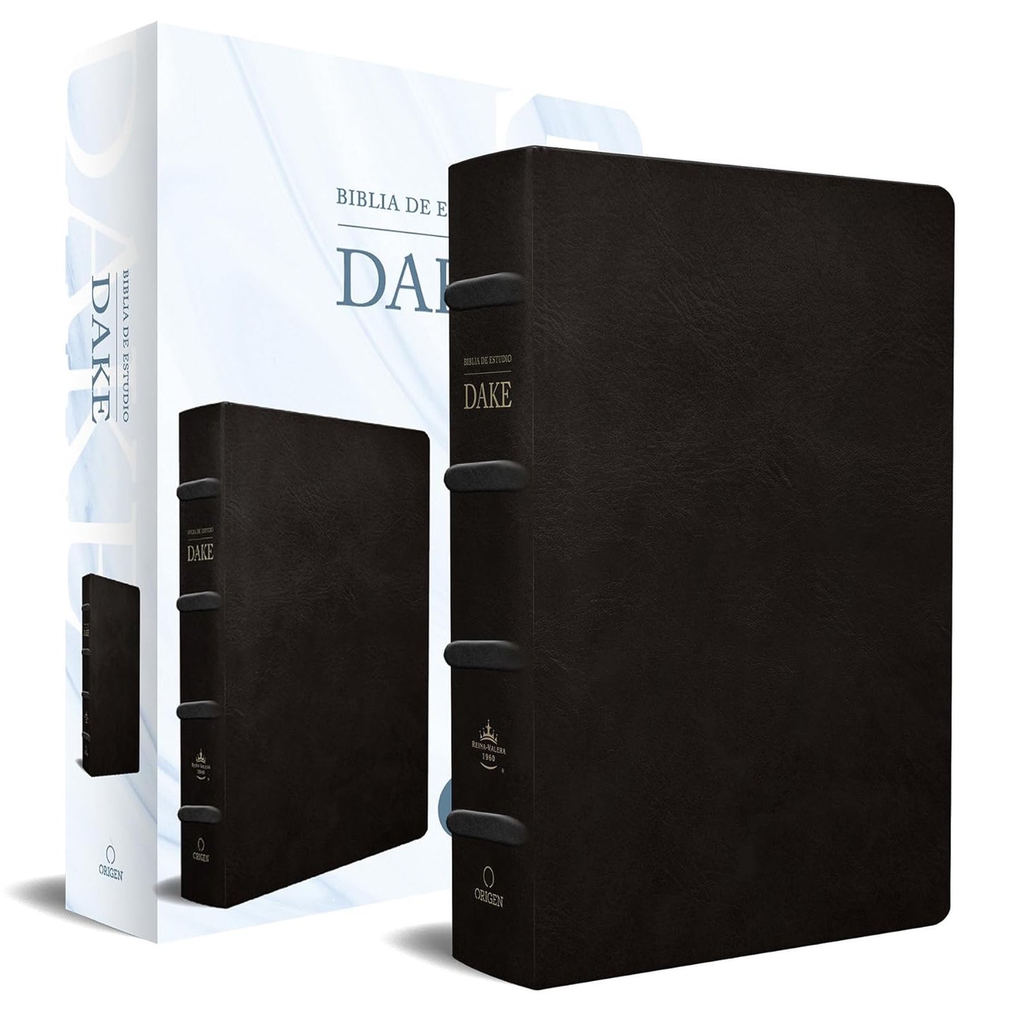 Biblia RVR 1960 de Estudio Dake Negra Piel