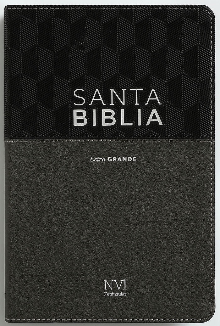 Biblia NVI Peninsular Tamaño manual letra grande negro