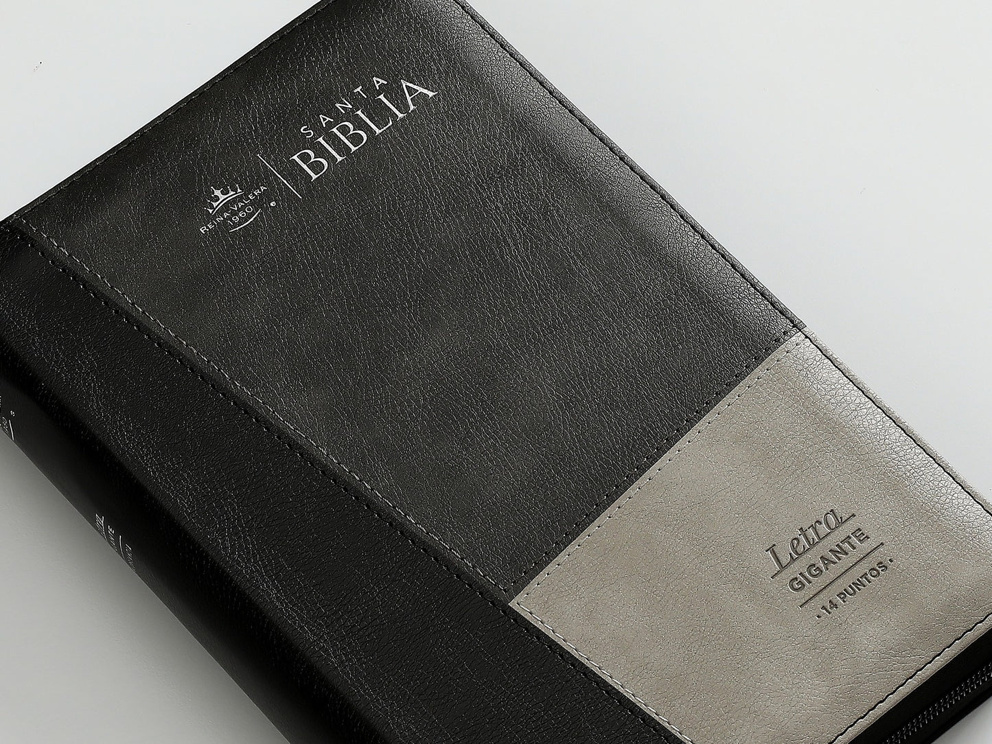 Biblia RVR60 Tamaño manual letra gigante cierre indice