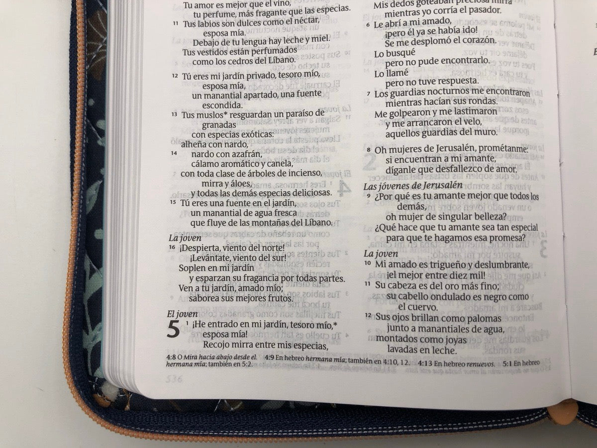 Biblia NTV Compacta Azul Oscuro
