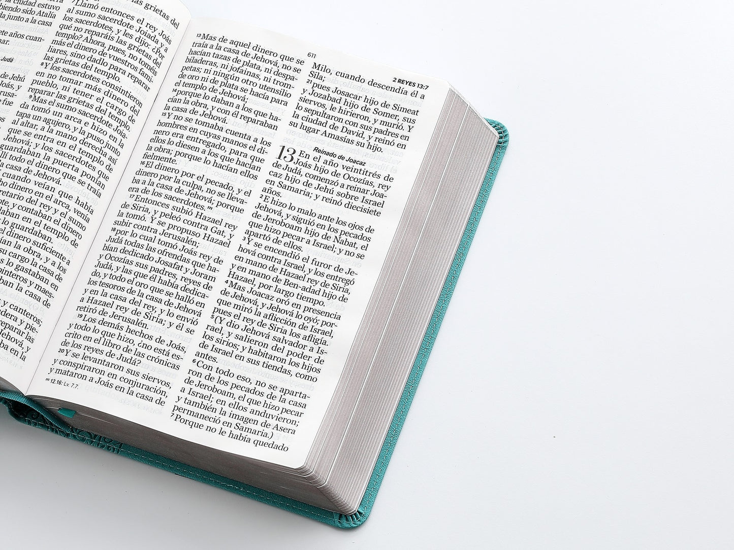Biblia RVR60 Tamaño manual letra GIgante turquesa