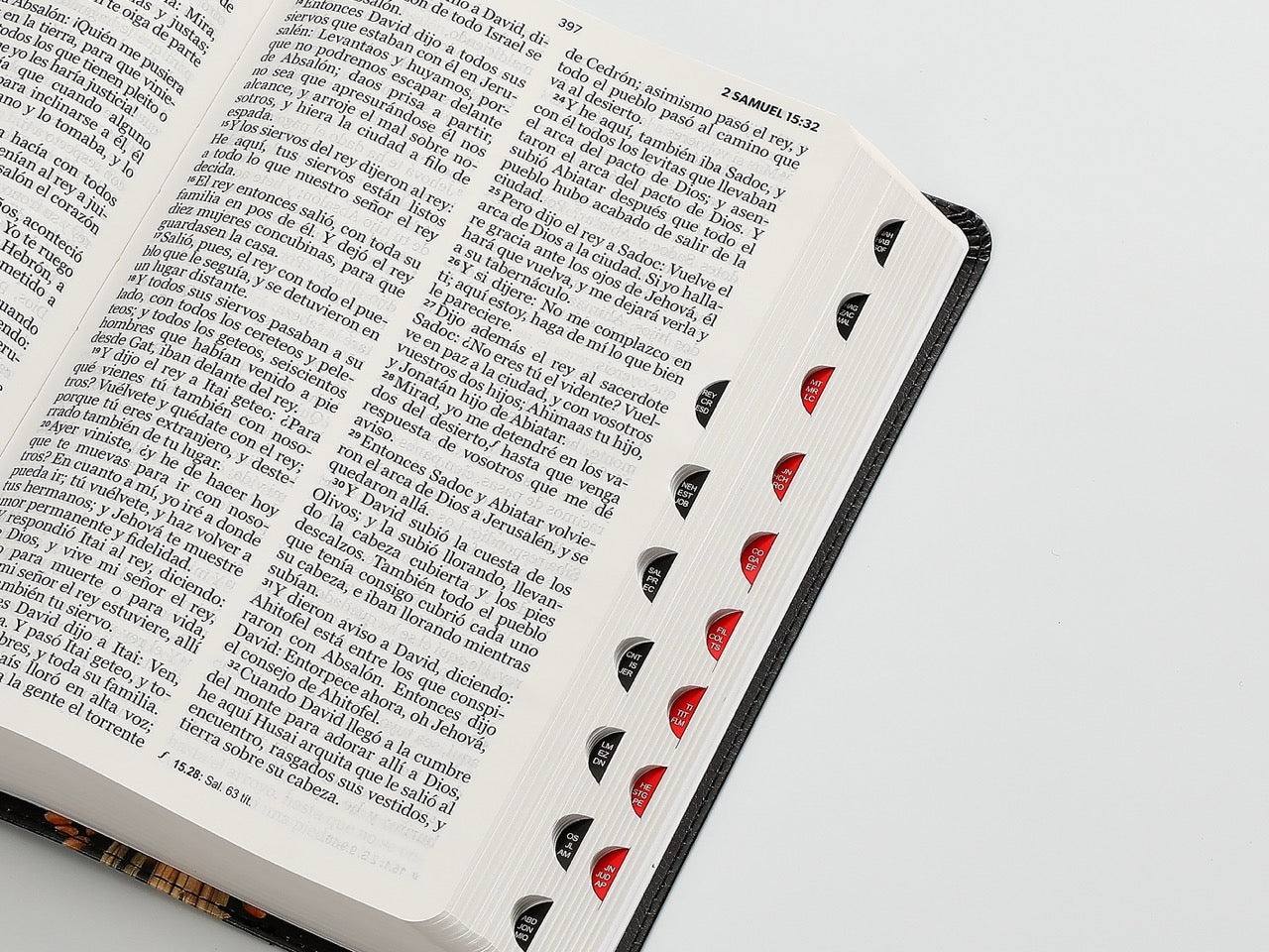 Biblia RVR60 Tamaño Manual Letra Grande 12 puntos negro indice