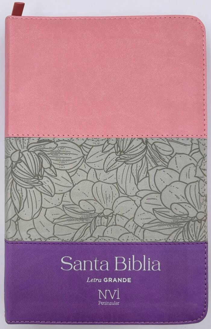 Biblia NVI Peninsular Tamaño manual letra Grande tricolor