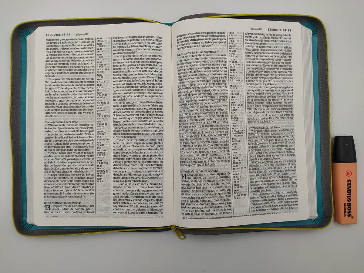 Biblia NTV Referencia Ultrafina Letra Grande