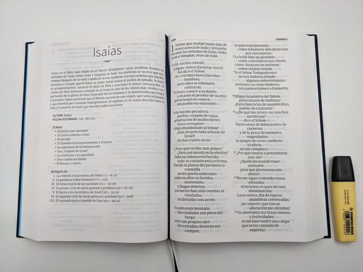 Biblia NVI Letra Súper Gigante Bordado Sobre Tela