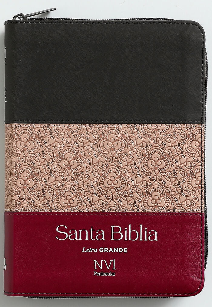 Biblia NVI Peninsular Portátil Letra Grande Tricolor