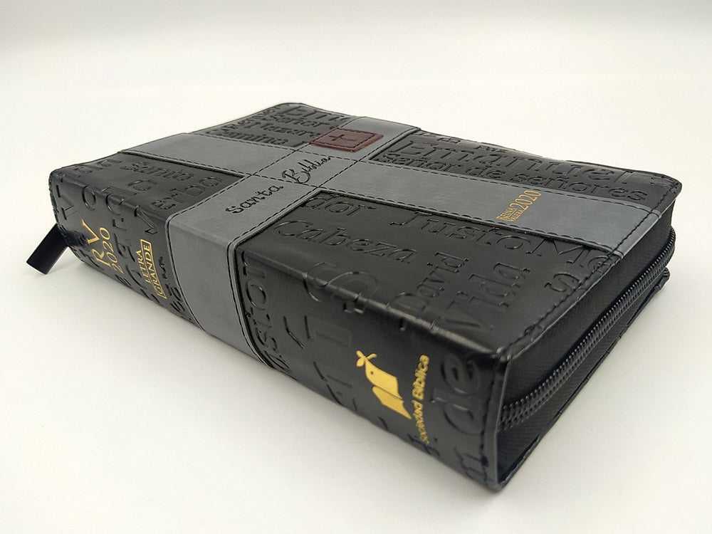 Biblia RVR2020 portátil letra grande cierre