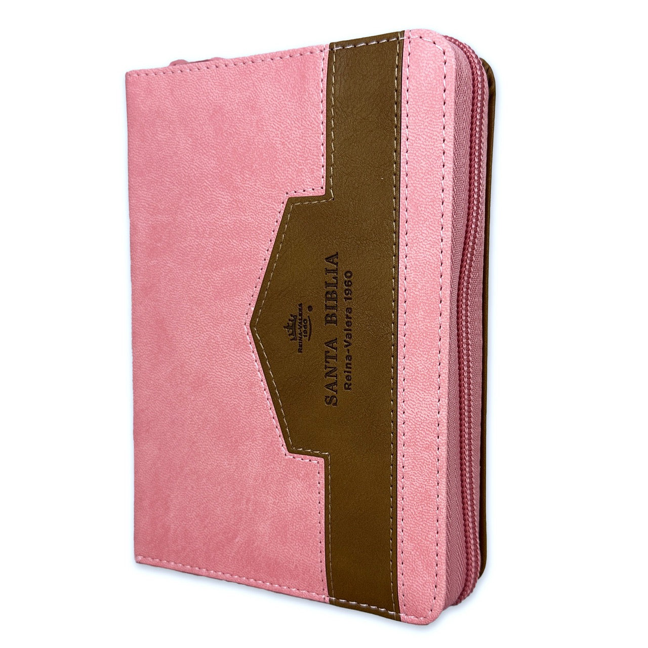 Biblia RVR60 Bolsillo Rosa Con Cierre indice