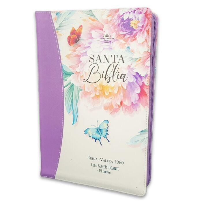 Biblia RVR60 Letra Súper Gigante lila