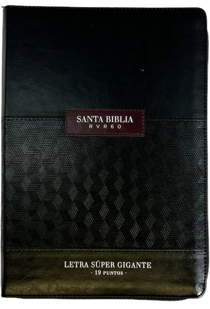 Biblia RVR 1960 Letra Súper Gigante con cierre