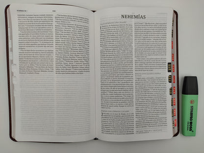 Biblia RVR 1960 Ultrafina Marrón con Índice