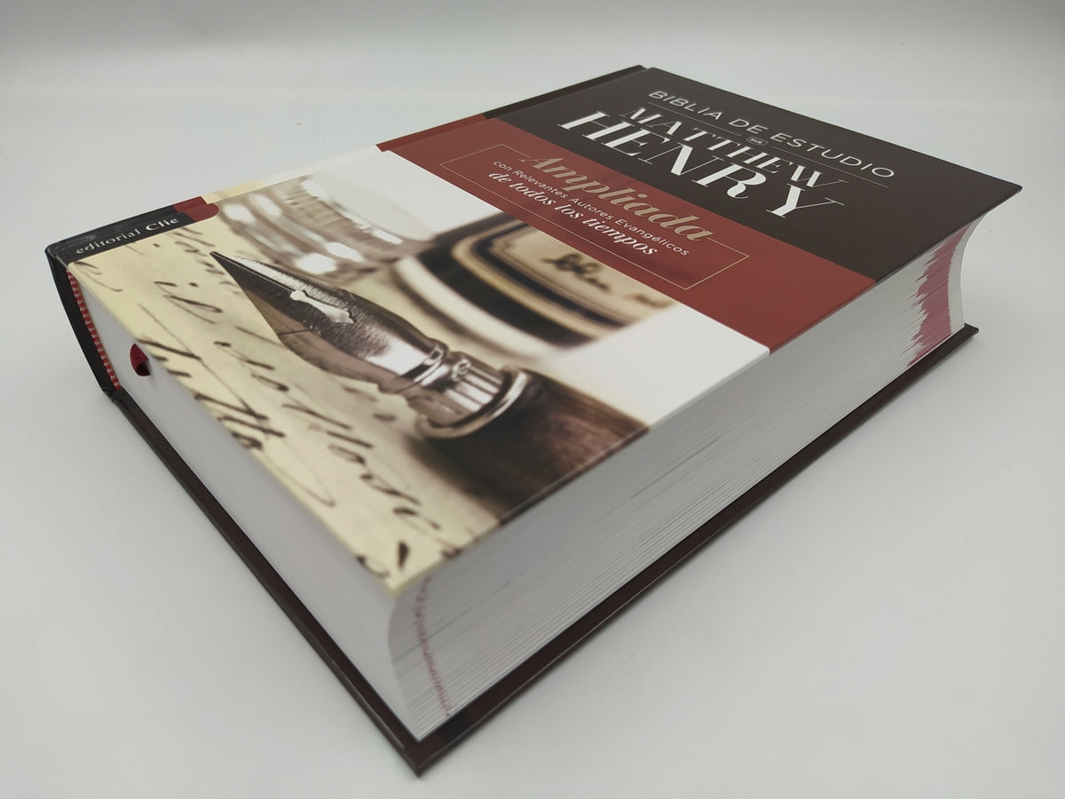 Biblia de Estudio Matthew Henry Tapa Dura