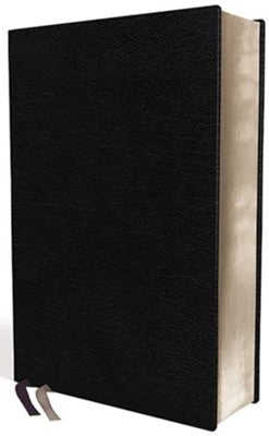 Biblia de estudio Teología bíblica piel negro NVI