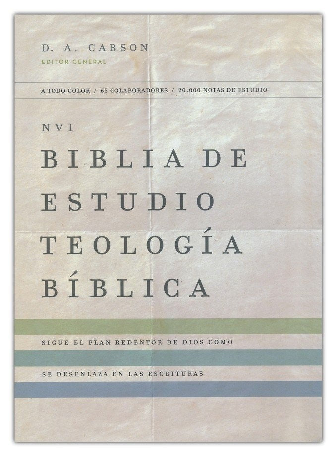 Biblia de estudio Teología bíblica piel negro NVI
