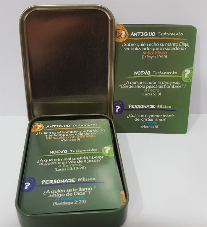 El juego de las preguntas Bíblicas. Nivel intermedio.