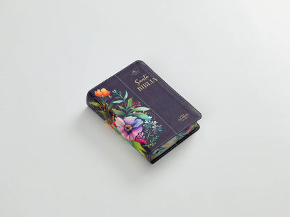 Biblia RVR60 Tamaño compacto Letra Grande 12 puntos morado