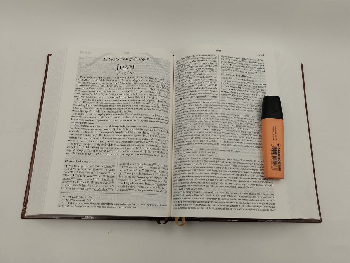 Biblia RVR 1960 de Estudio Palabra Clave Tapa Dura Marrón