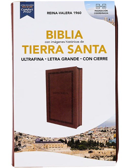 Biblia RVR 1960 Ultrafina Letra Grande con cierre
