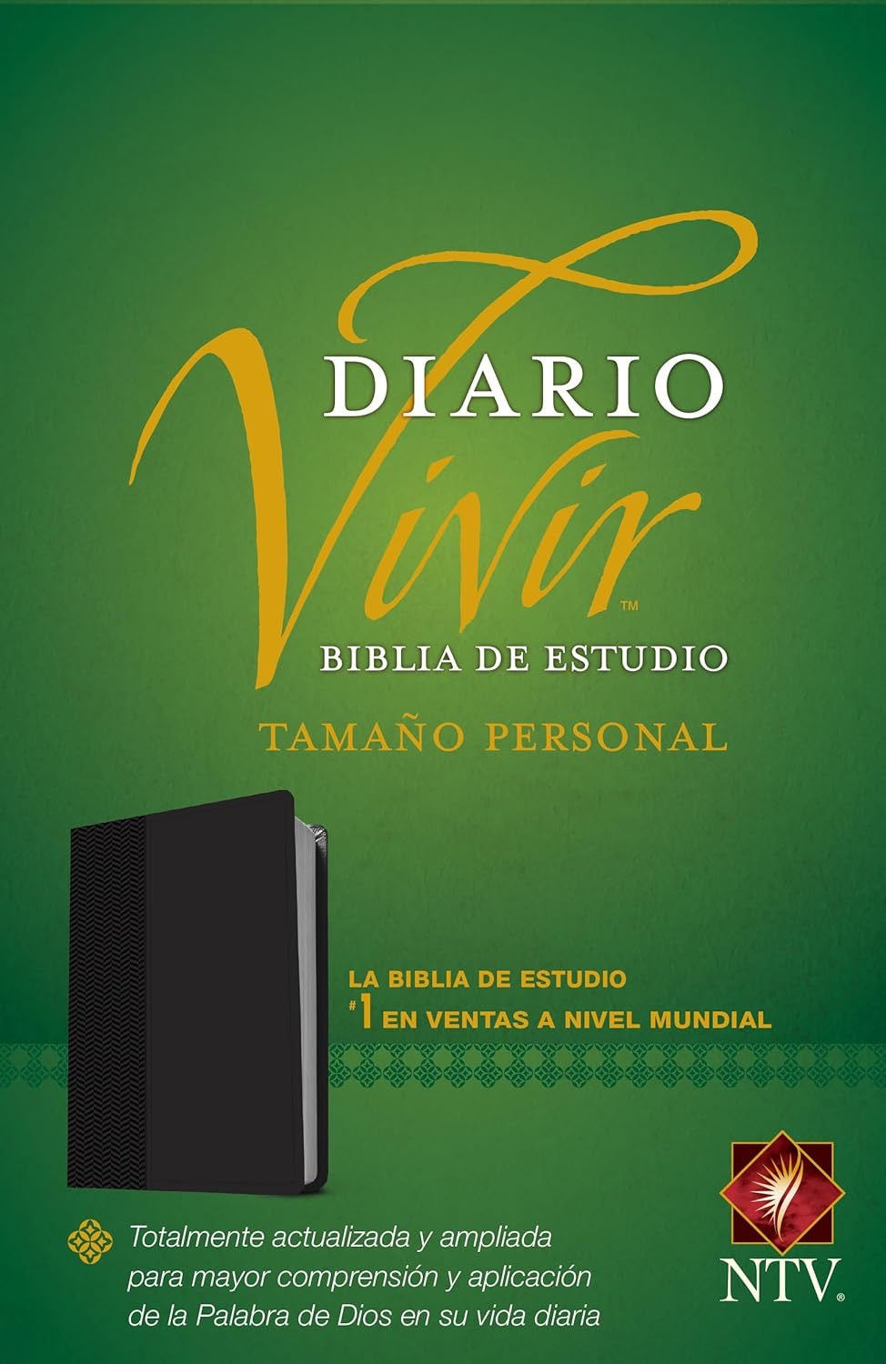 Biblia NTV de Estudio Diario Vivir Tamaño Personal Negro