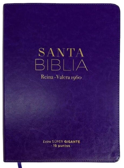 Biblia RVR60 súper gigante letra 19 puntos