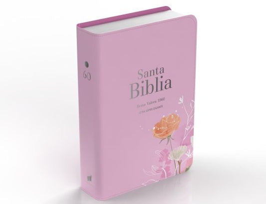 Biblia RVR 1960 Letra Súper Gigante Rosa
