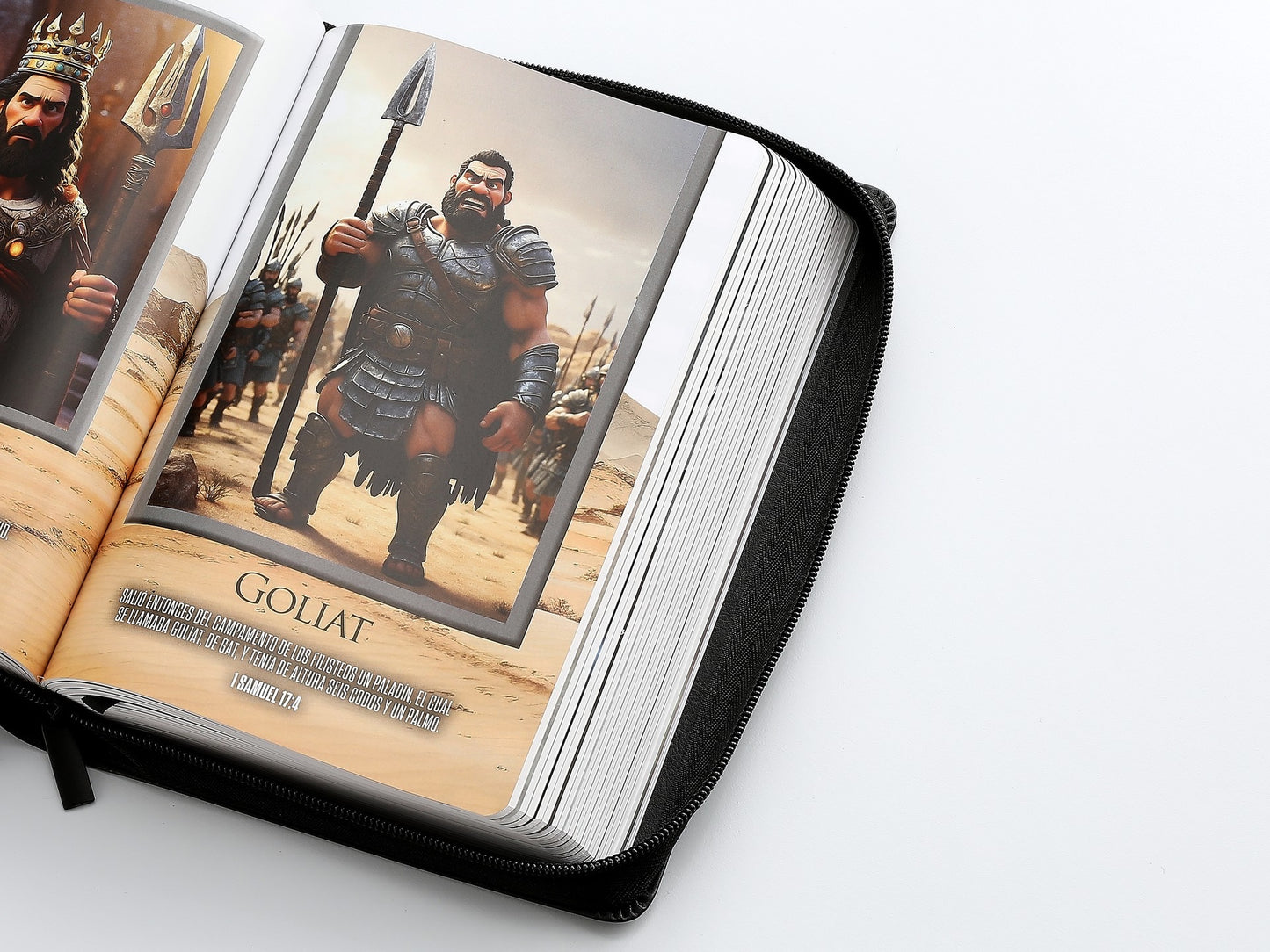 Biblia Héroes RVR60 Letra Grande azul