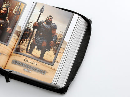 Biblia Héroes RVR60 Letra Grande azul