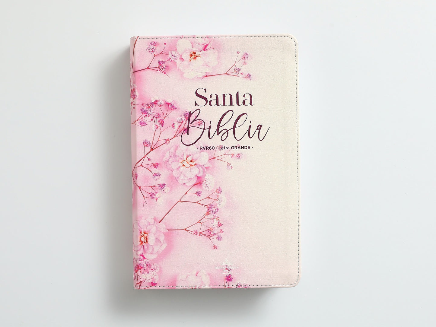 Biblia RVR60 Tamaño manual Letra Grande TAPA FLEX rosa